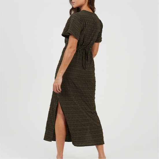 Brave Soul Women's Tie Back A Line Dress  