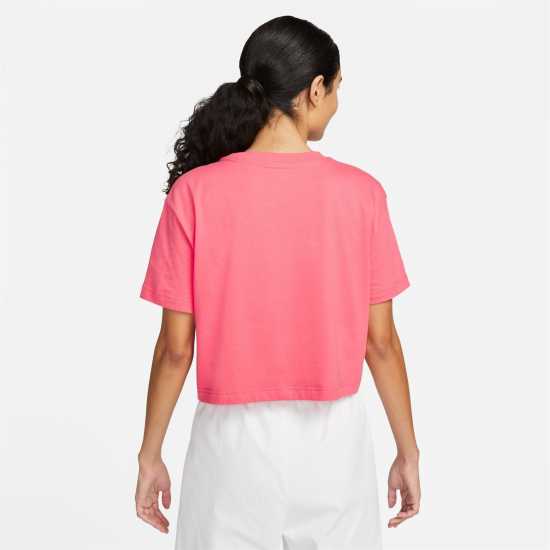 Nike Futura Cropped T-Shirt Sea Coral Дамско облекло плюс размер