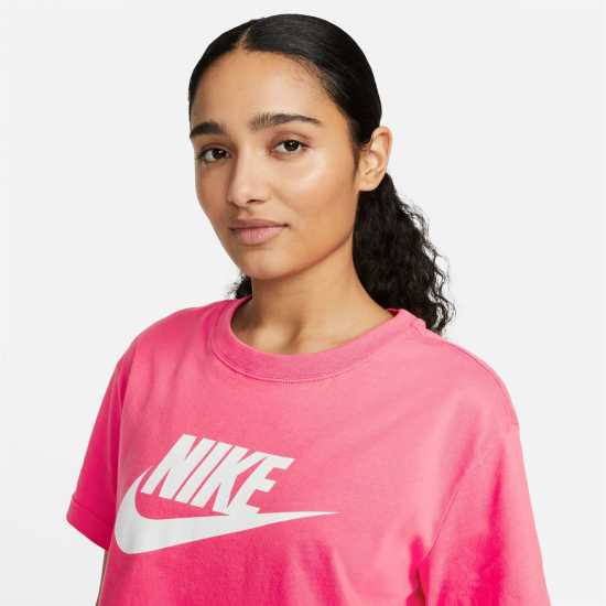 Nike Futura Cropped T-Shirt Sea Coral Дамско облекло плюс размер