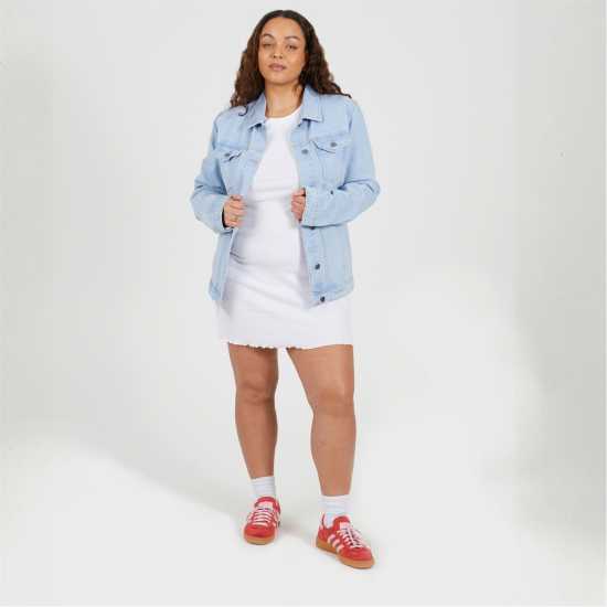 Brave Soul Pl Tee Dress Ld99 White Brave Soul Pl Tee Dress Ld99 White