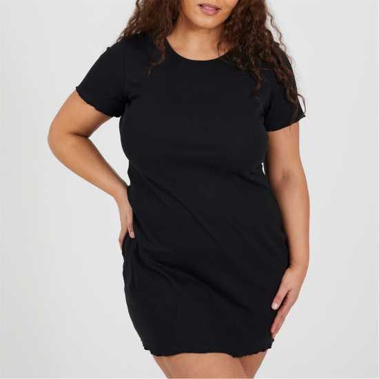 Brave Soul Pl Tee Dress Ld99 Black Brave Soul Pl Tee Dress Ld99 Black