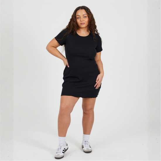 Brave Soul Pl Tee Dress Ld99 Black Brave Soul Pl Tee Dress Ld99 Black