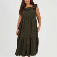 Brave Soul Crv Maxi Drs Ld99 Khaki/Black 