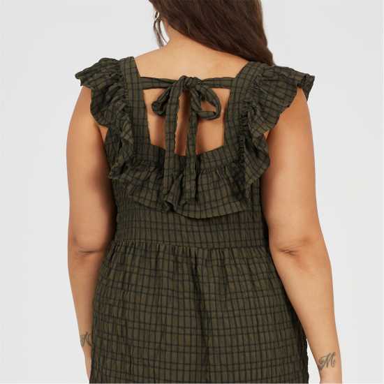 Brave Soul Crv Maxi Drs Ld99 Khaki/Black Brave Soul Crv Maxi Drs Ld99 Khaki/Black