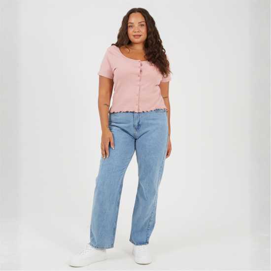 Brave Soul Ps Ssbtn Tee Ld99 Dusty Rose Brave Soul Ps Ssbtn Tee Ld99 Dusty Rose