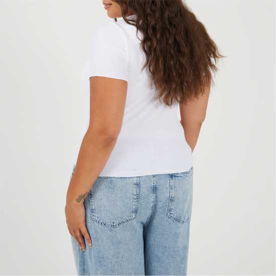 Brave Soul Ps 3/4Sl Tee Ld99 White Brave Soul Ps 3/4Sl Tee Ld99 White