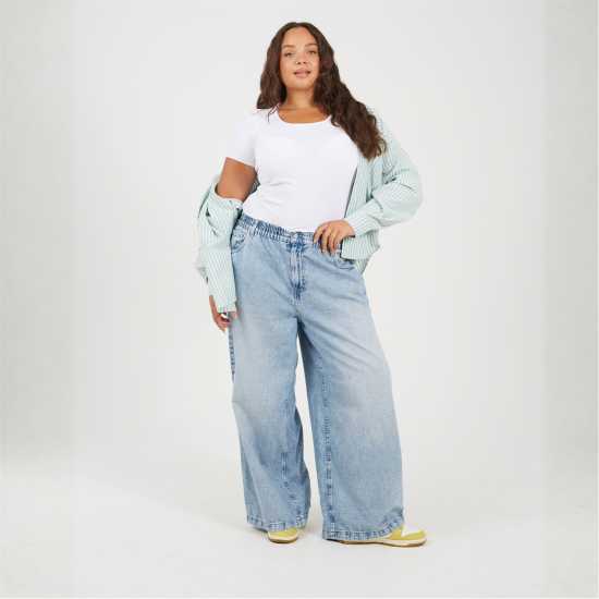 Brave Soul Ps 3/4Sl Tee Ld99 White Brave Soul Ps 3/4Sl Tee Ld99 White