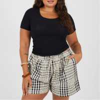 Brave Soul Ps 3/4Sl Tee Ld99 Black 