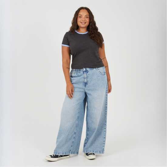 Brave Soul Ps Ss Tee Ld99 Charcoal/Crnflw Brave Soul Ps Ss Tee Ld99 Charcoal/Crnflw