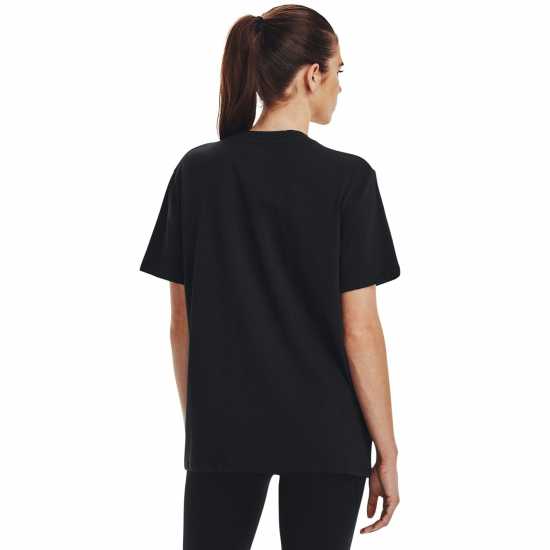 Дамски тениски и фланелки Under Armour Project Rock Heavyweight Campus T-Shirt Womens Черно/Бело Under Armour Project Rock Heavyweight Campus T-Shirt Womens Черно/Бело Дамски тениски и фланелки
