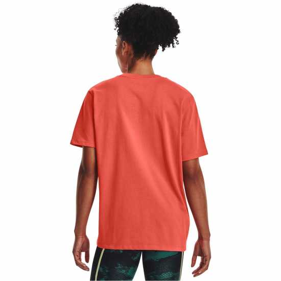 Дамски тениски и фланелки Under Armour Project Rock Heavyweight Campus T-Shirt Womens Orange Under Armour Project Rock Heavyweight Campus T-Shirt Womens Orange Дамски тениски и фланелки