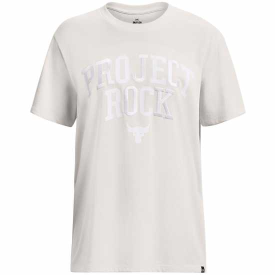 Under Armour Project Rock Heavyweight Campus T-Shirt Womens Зелено Дамски тениски и фланелки