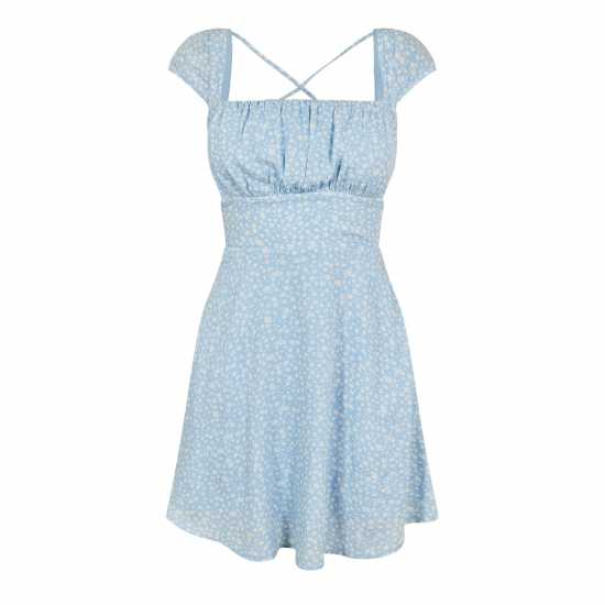 Jack Wills Women's Mini Dress Blue Disty 