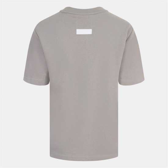 Blank Essentials Arched Print Puff T-Shirt Ladies Alloy Blank Essentials Arched Print Puff T-Shirt Ladies Alloy