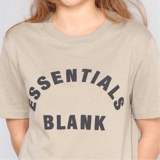 Blank Essentials Arched Print Puff T-Shirt Ladies Eucalyptus Blank Essentials Arched Print Puff T-Shirt Ladies Eucalyptus