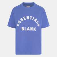 Blank Essentials Arched Print Puff T-Shirt Ladies Dusk 