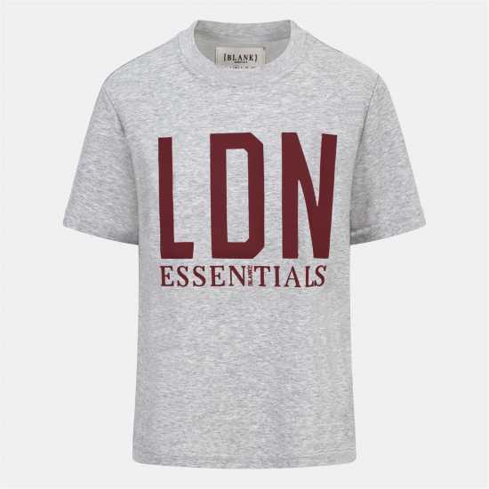 Blank Essentials E Ldn Ess T Ld99 Grey Marl Blank Essentials E Ldn Ess T Ld99 Grey Marl