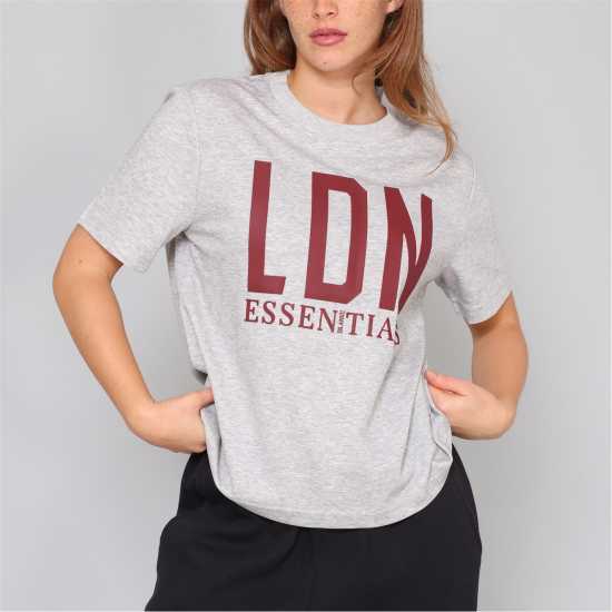 Blank Essentials E Ldn Ess T Ld99 Grey Marl Blank Essentials E Ldn Ess T Ld99 Grey Marl