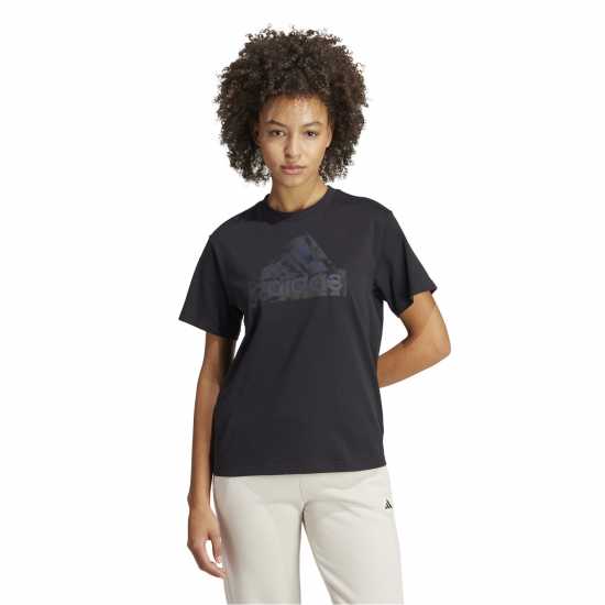 Adidas W Fi Logo T T-Shirt Womens  
