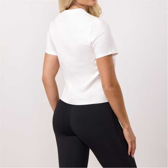 Gym King Gym King Victory Jersey Cap Sleeve Tee - Black Cream Gym King Gym King Victory Jersey Cap Sleeve Tee - Black Cream