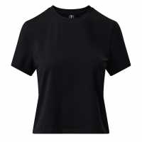 Gym King Gym King Victory Jersey Cap Sleeve Tee - Black Black Gym King Gym King Victory Jersey Cap Sleeve Tee - Black Black