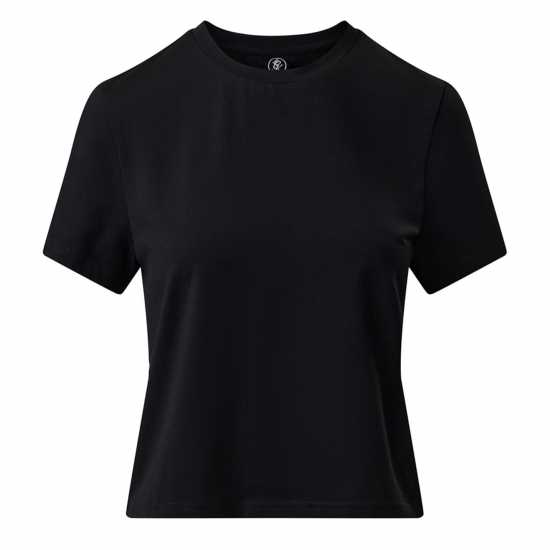 Gym King Gym King Victory Jersey Cap Sleeve Tee - Black Black Gym King Gym King Victory Jersey Cap Sleeve Tee - Black Black