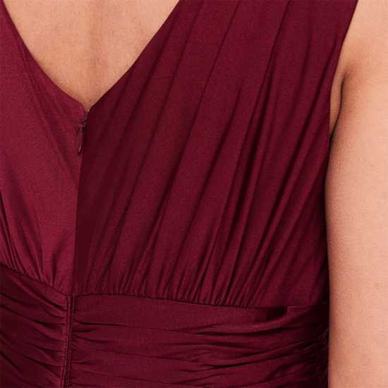 Дамски поли и рокли Biba Bridesmaid Deep V Maxi Dress Ягода Biba Bridesmaid Deep V Maxi Dress Ягода Дамски поли и рокли