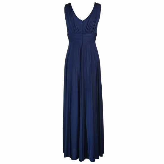 Дамски поли и рокли Biba Bridesmaid Deep V Maxi Dress Морска синьо Biba Bridesmaid Deep V Maxi Dress Морска синьо Дамски поли и рокли