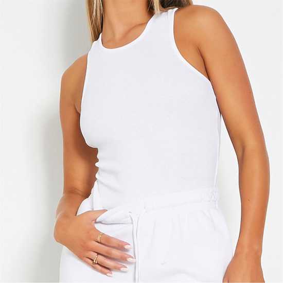 Isawitfirst Cotton Rib Racer Bodysuit  