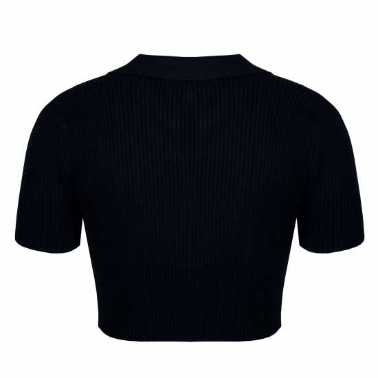 Kangol Тениска Crop Collar T Shirt Womens  Дамско облекло плюс размер