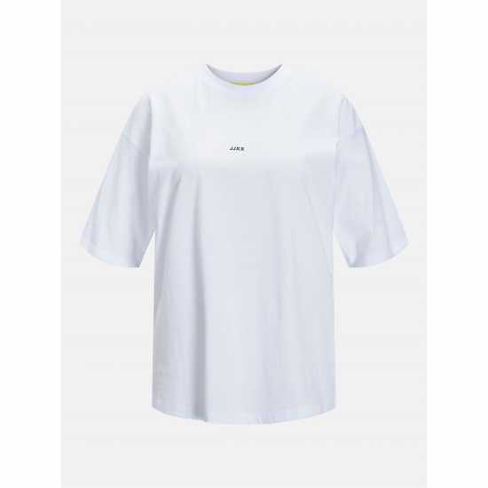 Jjxx Loose Logo T-Shirt Ladies Bright White 