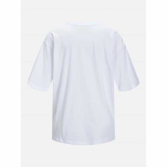 Jjxx Loose Logo T-Shirt Ladies Bright White 