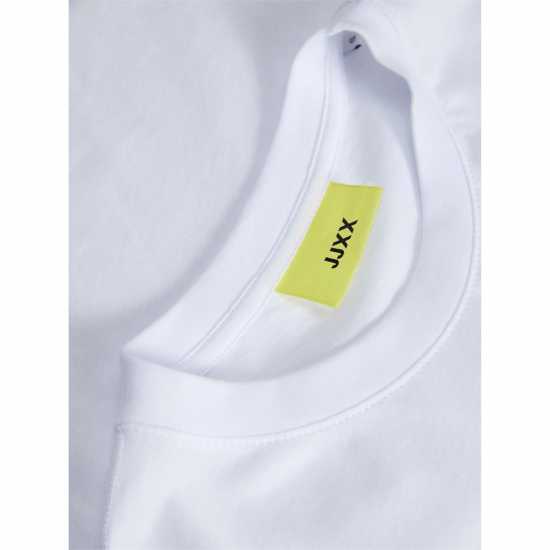 Jjxx Loose Logo T-Shirt Ladies Bright White 