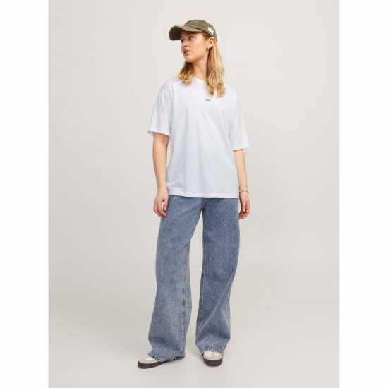 Jjxx Loose Logo T-Shirt Ladies Bright White 