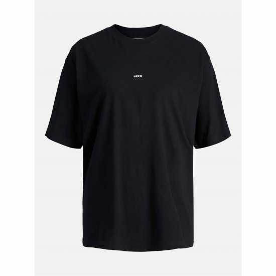 Jjxx Jack Andrea Loose Logo T-Shirt Ladies Black Jjxx Jack Andrea Loose Logo T-Shirt Ladies Black