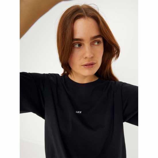 Jjxx Jack Andrea Loose Logo T-Shirt Ladies Black Jjxx Jack Andrea Loose Logo T-Shirt Ladies Black