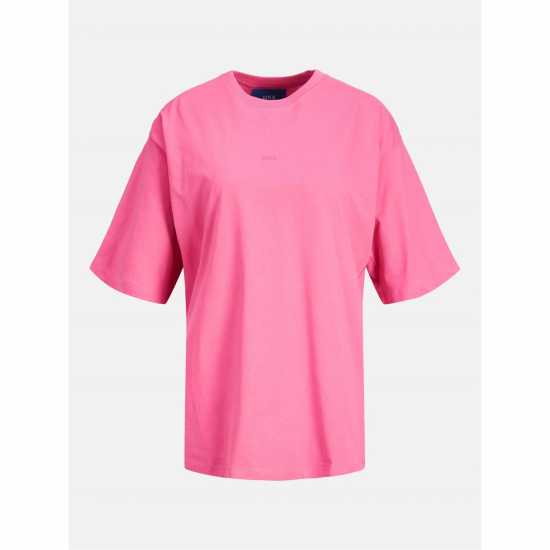 Jjxx Loose Logo T-Shirt Ladies Carmine Rose 