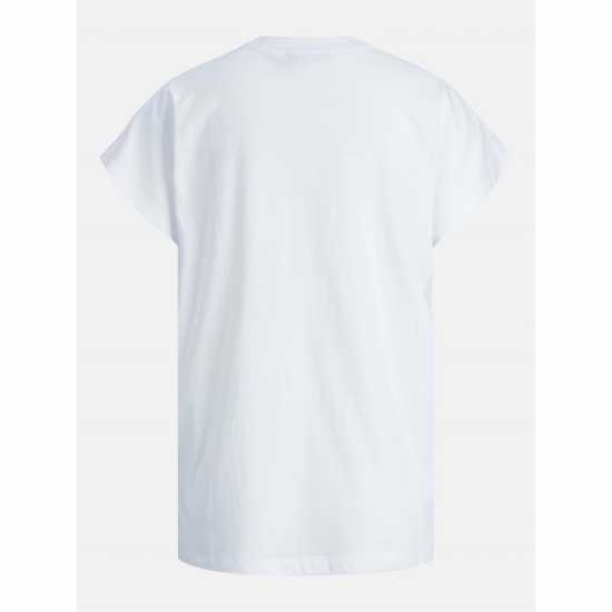 Jjxx Boxy Sleeveless T-Shirt Ladies Bright White 