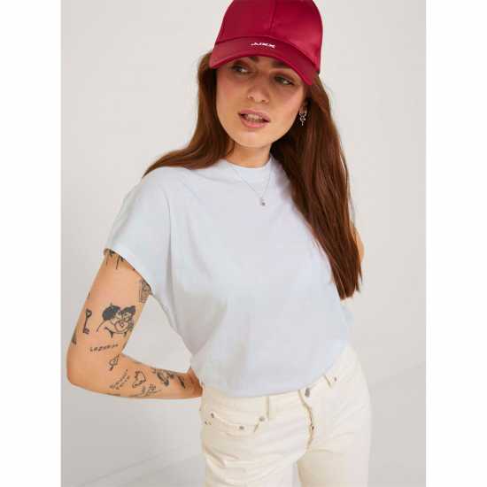 Jjxx Boxy Sleeveless T-Shirt Ladies Bright White 