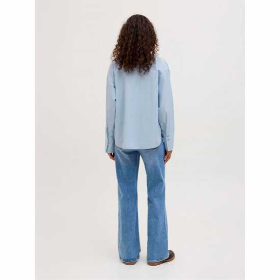 Jjxx Jack Caro Poplin Relaxed Shirt Ladies Skyway 