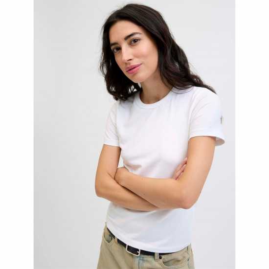 Jjxx Crew T-Shirt Ladies Bright White Jjxx Crew T-Shirt Ladies Bright White