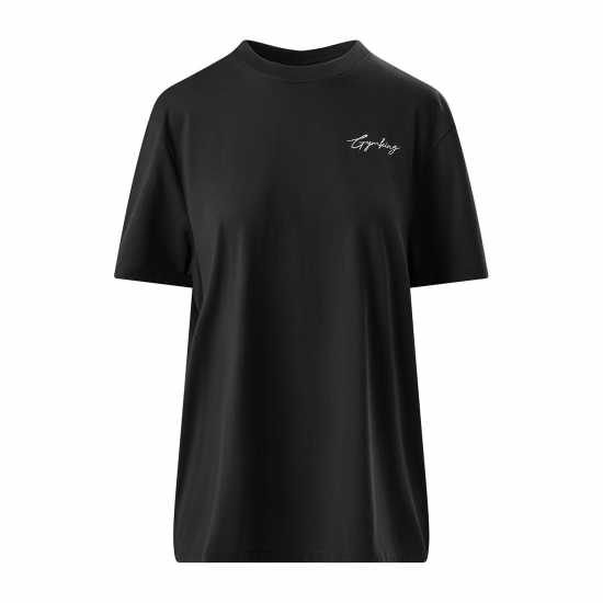 Gym King Gym King Reset Boyfriend Tee Black Gym King Gym King Reset Boyfriend Tee Black