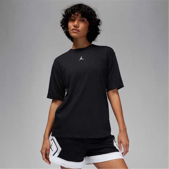 Дамски тениски и фланелки Nike Sport Women's Diamond Short-Sleeve Top Черно Nike Sport Women's Diamond Short-Sleeve Top Черно Дамски тениски и фланелки