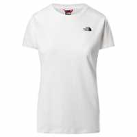The North Face Simple Dome Regular Fit T-Shirt Womens TNF Бяло FN4 Дамски тениски и фланелки