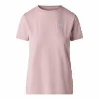 The North Face Simple Dome Regular Fit T-Shirt Womens Metal Pink 