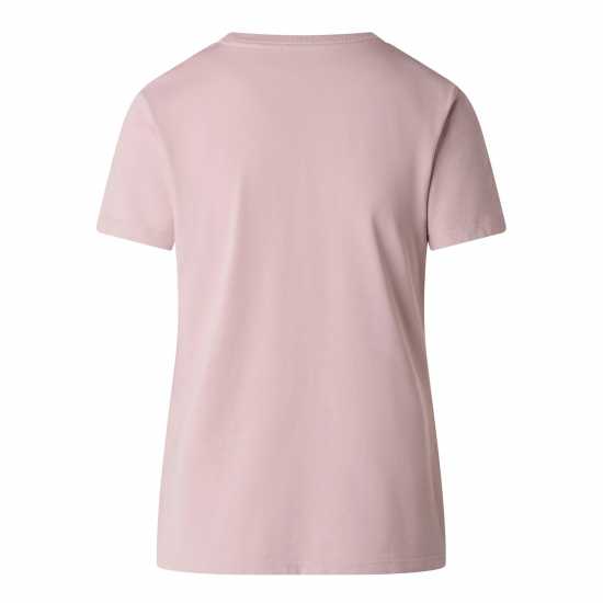 The North Face Simple Dome Regular Fit T-Shirt Womens Metal Pink 