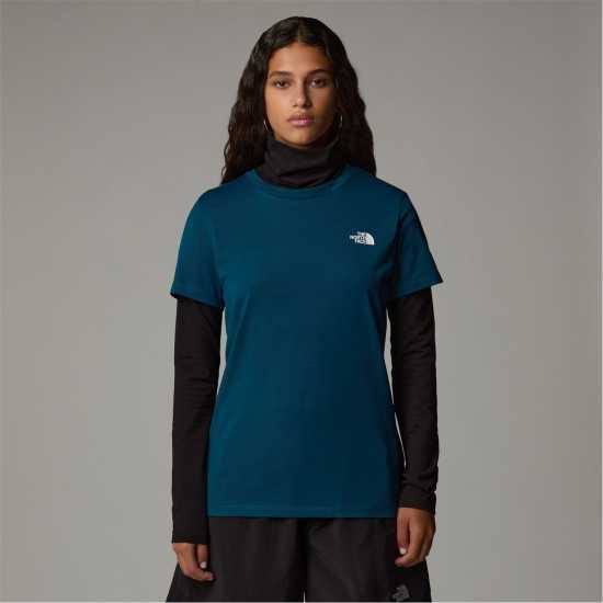 The North Face Dome T-Shirt Полунощно петрол Дамски тениски и фланелки