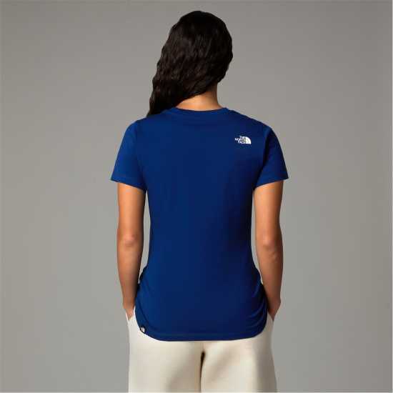 The North Face Simple Dome Regular Fit T-Shirt Womens Морска синьо Дамски тениски и фланелки