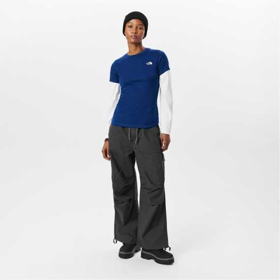 The North Face Simple Dome Regular Fit T-Shirt Womens Морска синьо Дамски тениски и фланелки