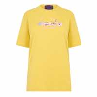 Diadora Eye Short Sleeve T-Shirt Womens Yellow 